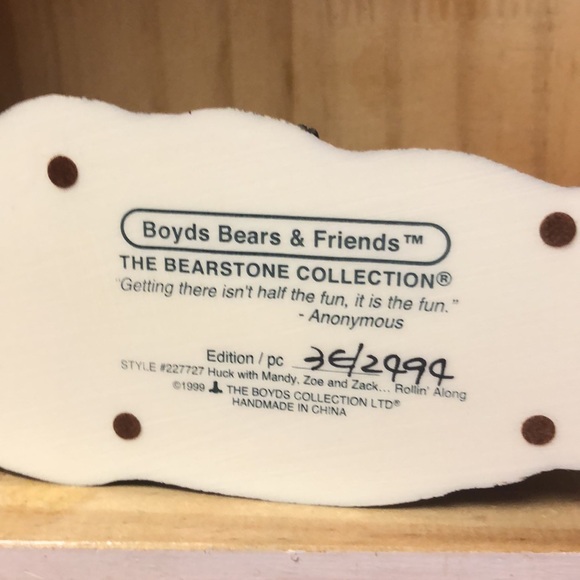 Boyd’s Bears & Friends Huck with oh Mandy, Zoe and Zach - Picture 5 of 6